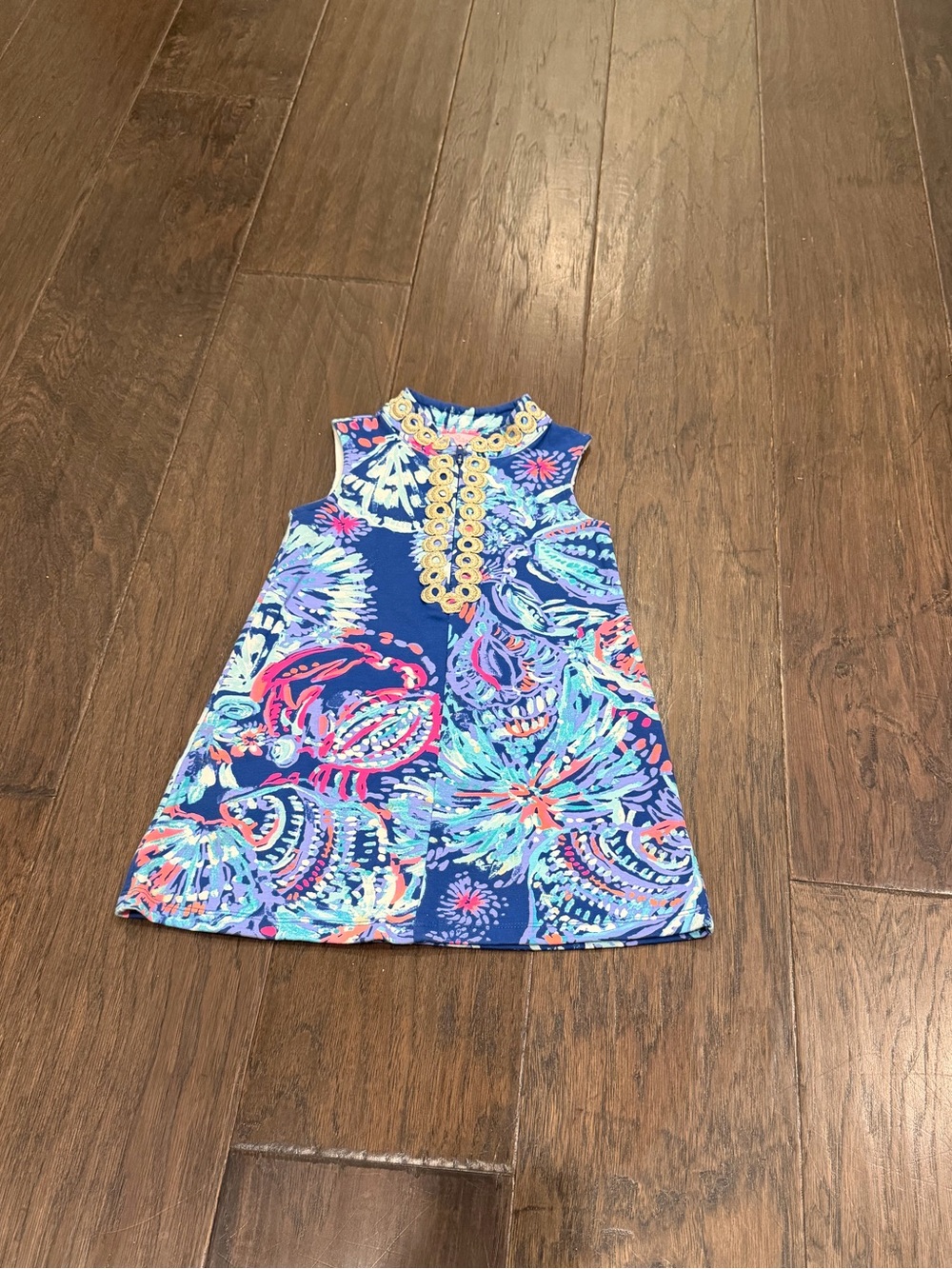 Lily Pulitzer Deep Indigo Gypsies girl dress XS (2-3)